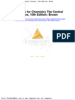 Test Bank For Chemistry The Central Science 10th Edition Brown