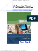 Intermediate Accounting Volume 2 Canadian 7th Edition Beechy Test Bank