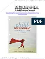 Test Bank For Child Development An Active Learning Approach 3rd Edition Laura e Levine Joyce Munsch