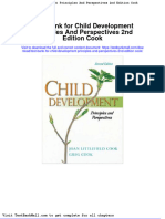 Test Bank For Child Development Principles and Perspectives 2nd Edition Cook