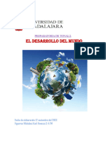 Desarrollo de Los Países Del Mundo