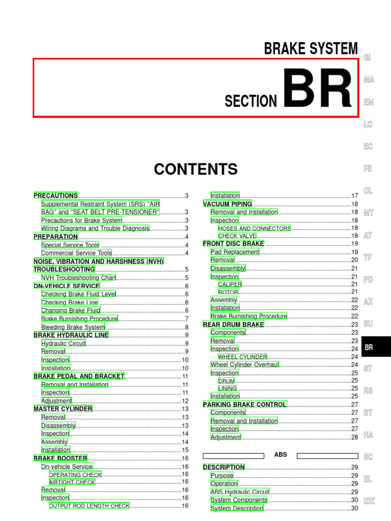 Brake System: Hoses and Connectors Check Valve | PDF | Anti Lock ...