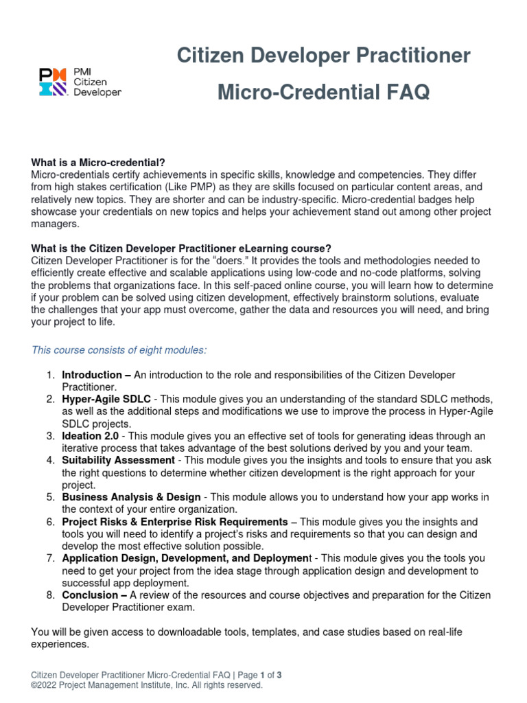 CDP Micro-Credential - FAQ | PDF | Educational Technology | Software ...