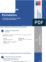 Presentación Protocolo Postulantes - DIRECCIONES REGIONALES