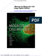 Solution Manual For Molecular Cell Biology Eighth Edition