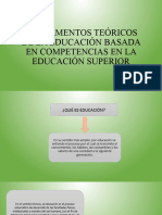 SEMANA 1 -CLASE 1 FUNDAMENTOS TEORICOS DE LA EDUCACION BASADA EN COMPETENCIAS