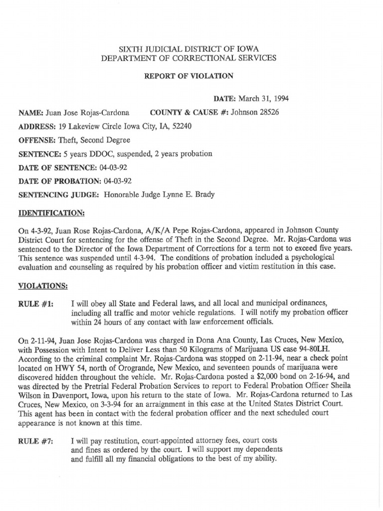 Probation Reports | PDF