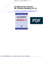 Solution Manual For Connect Mcgraw Hill Connect Reading 3 0 3e