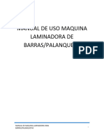 Manual de Uso Maquina Laminadora Barras-Palanquetas