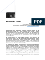 FILOSOFÍA Y CRISIS Columna 2023