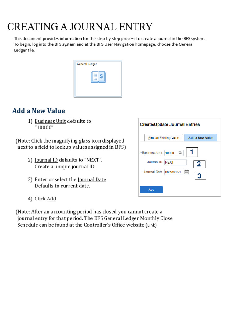 Create A Manual Journal Entry For page June 2021 PDF Debits And