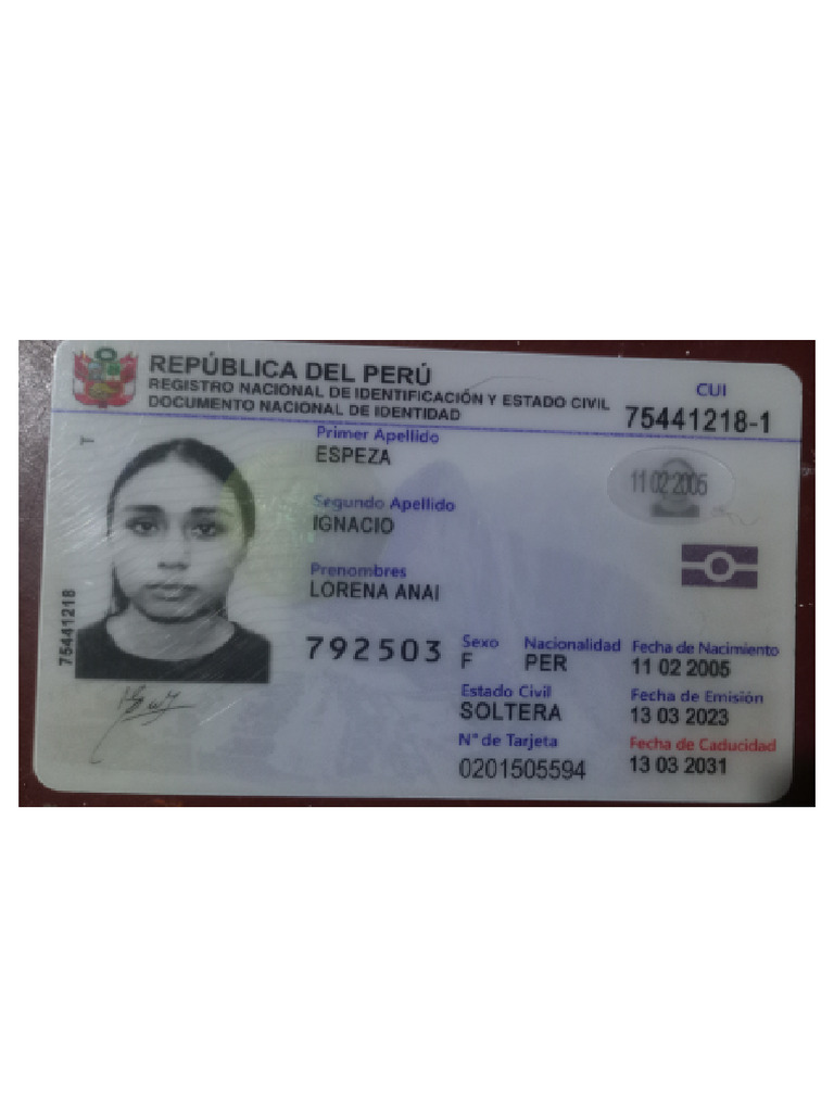 Documento Dni | PDF