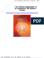 Test Bank For Clinical Application of Mechanical Ventilation 4th Edition Chang