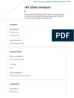 Référence DAX (Data Analysis Expressions) : Fonctions