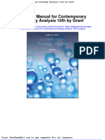 Solution Manual For Contemporary Strategy Analysis 10th by Grant