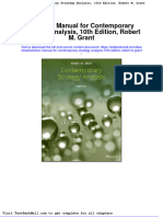 Solution Manual For Contemporary Strategy Analysis 10th Edition Robert M Grant