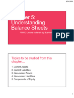 Chapter 5 - Understanding Balance Sheets