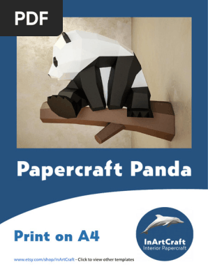 Panda Papercraft Compress