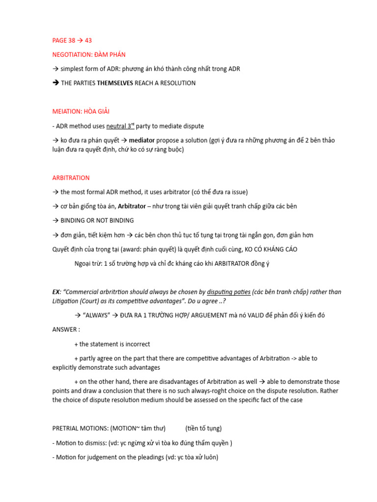 PAGE 38 43 Negotiation: Đàm Phán | PDF