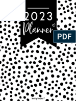 2023 Planner - Black - World of Printables