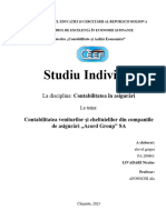 STUDIU La Contablitatea În Asigurări Mirauța Gabriela