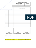 PLANTILLA MANUAL CALIDAD ISO 2015 Ejemplo