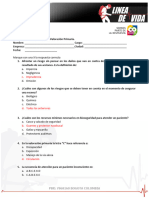 Evaluacion Primeros Auxilios 1 Valoracion Primaria