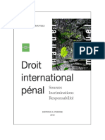 Droit International Pénal: Livier de Rouville