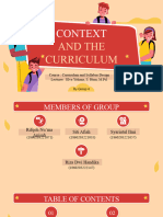 Group 4 - CSD - Context and The Curriculum Fix