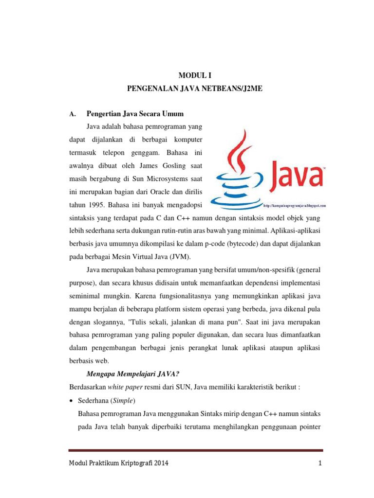 Pengenalan Java dan J2ME untuk Pemrograman | PDF | Komputer