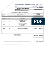 Orden de Compra Perfiles y Materiales de Monterrey Sa de CV - 11-11-2022