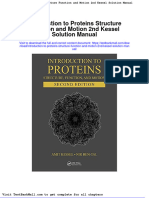 Introduction To Proteins Structure Function and Motion 2nd Kessel Solution Manual