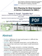Paper #1570363803 'Planning For Wind Generator' Projects: Product Service Framework For Smes'