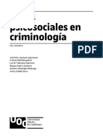 Bases Psicosociales Criminología 0