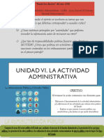 Unidad 6. La Actividad Administrativa