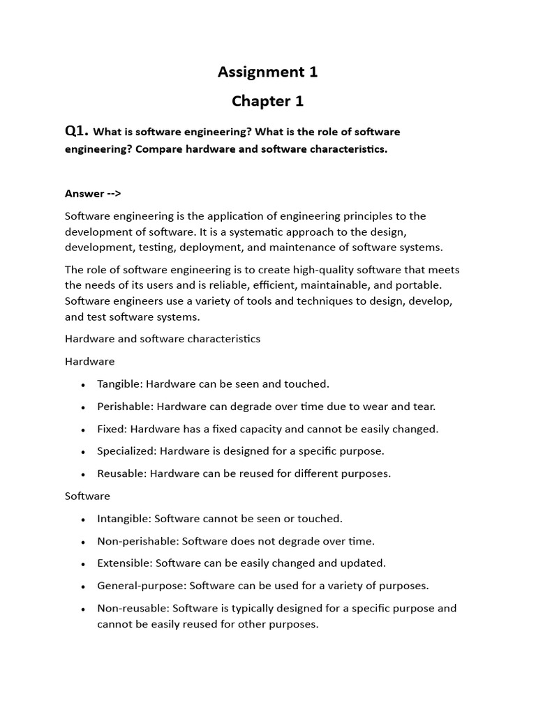 Software Engineering Notes | PDF | Agile Software Development ...