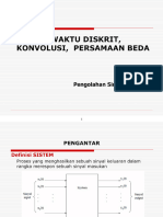 Sistem Waktu Diskrit, Konvolusi, Persamaan Beda. Pengolahan Sinyal Digital - PDF Download Gratis