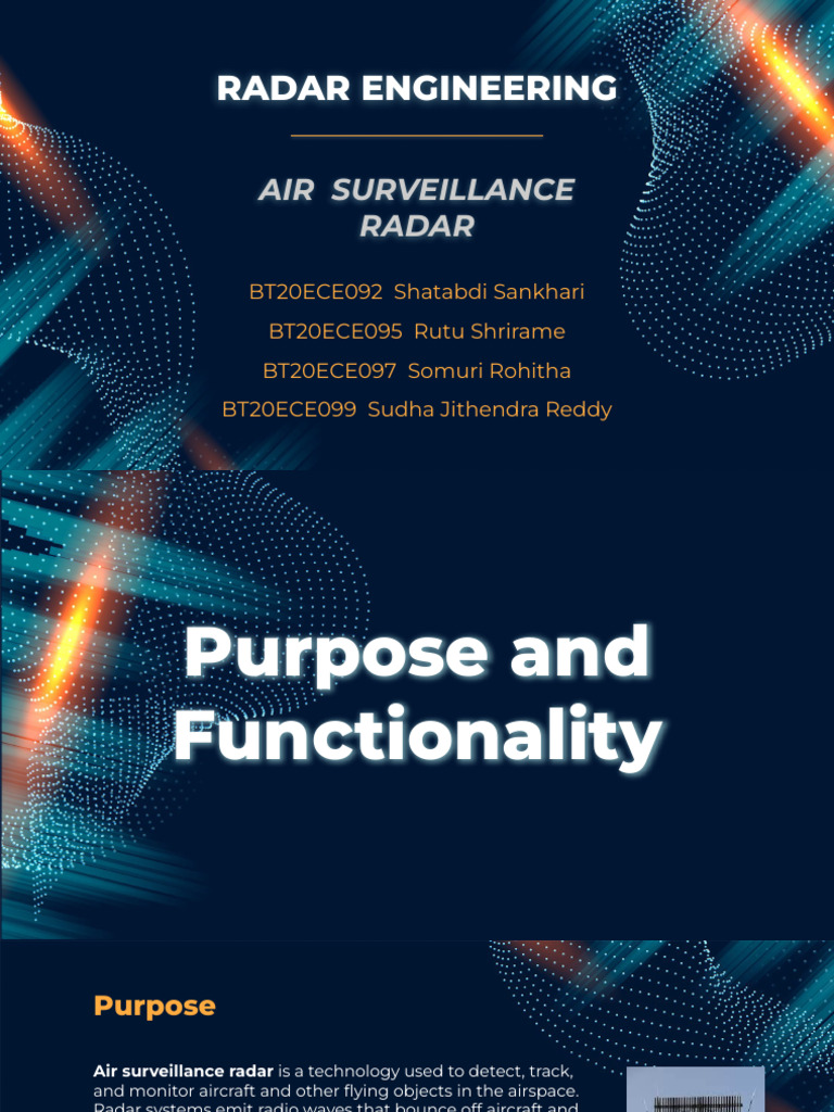 Radar Engineering Air Surveillance Radar PDF Radar Transponder