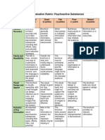 Project 3 Brochure Evaluation Rubric