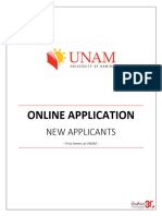 Online Application Guide First Timers