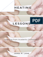 James M. Lang - Cheating Lessons - Learning From Academic Dishonesty-Harvard University Press (2013)