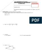 Examen Mensual de Matemática-4° Año - I Bim-Sil