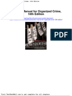 Solution Manual For Organized Crime 10th Edition