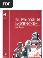 Mario Kaplún - Una Pedagogia de la comunicacion