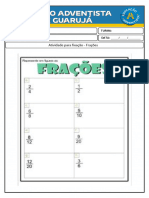 Atividade de Fração