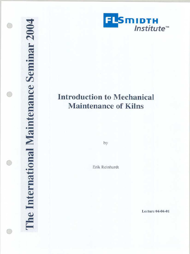 Kiln Maintenance | PDF