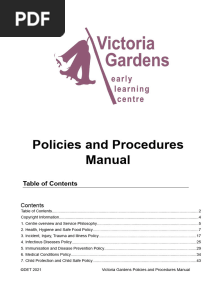 Victoria Gardens Policies and Procedures Manual v2