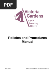 Victoria Gardens Policies and Procedures Manual v2