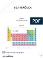 TABELA PERIÓDICA 1° Anos