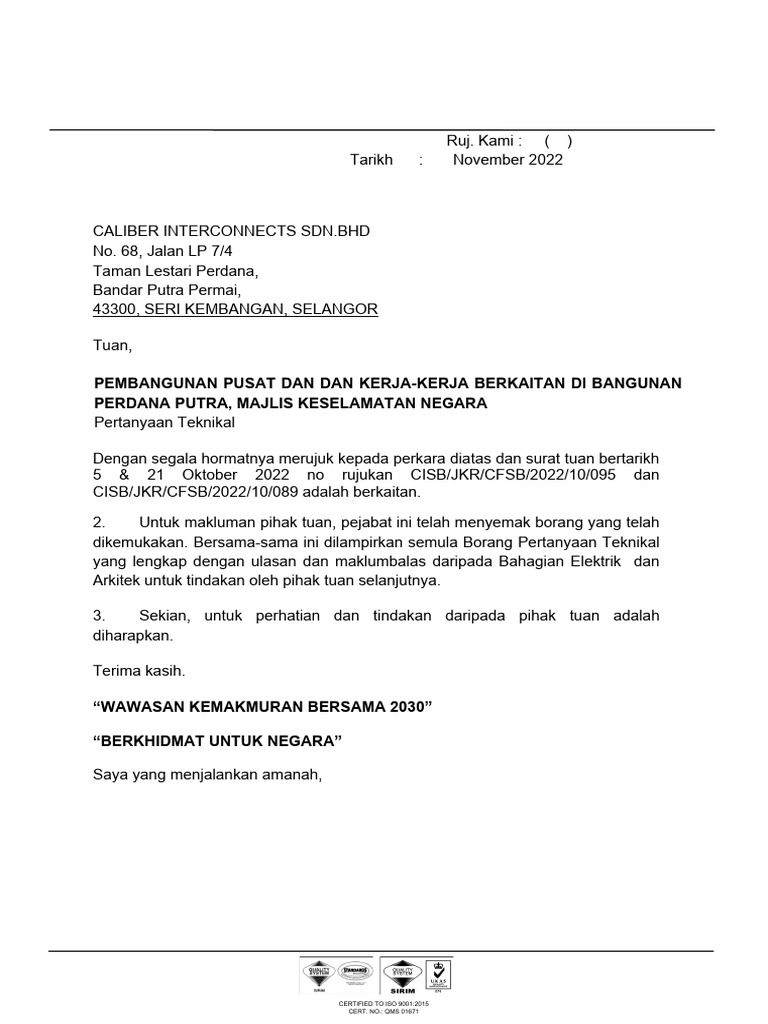 Rfi Request For Quotation
